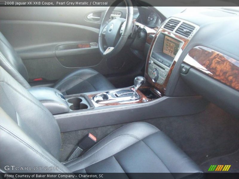 Pearl Grey Metallic / Charcoal 2008 Jaguar XK XK8 Coupe