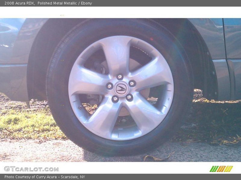 Polished Metal Metallic / Ebony 2008 Acura RDX