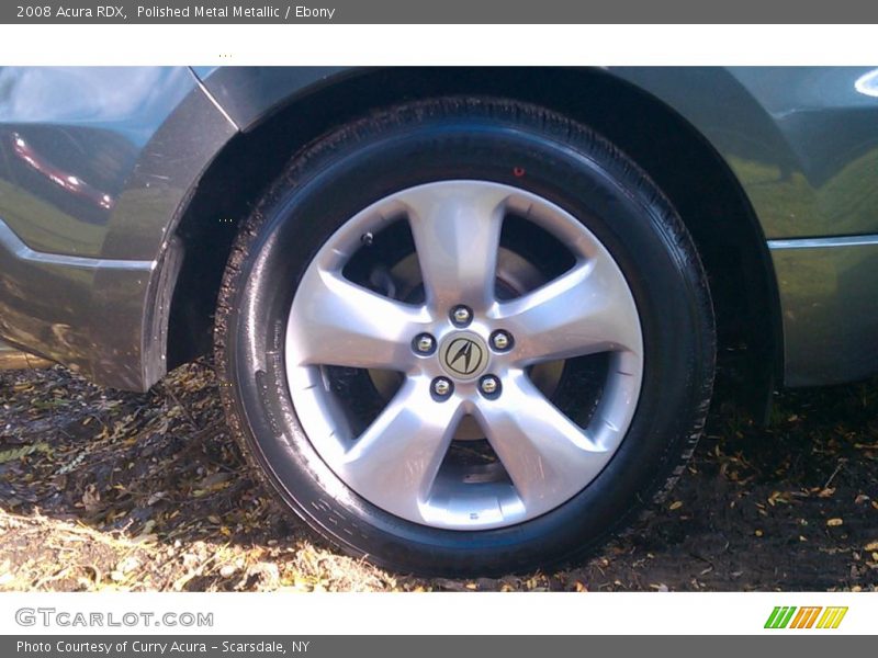 Polished Metal Metallic / Ebony 2008 Acura RDX