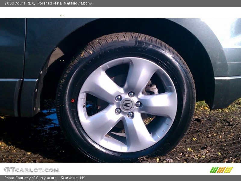 Polished Metal Metallic / Ebony 2008 Acura RDX