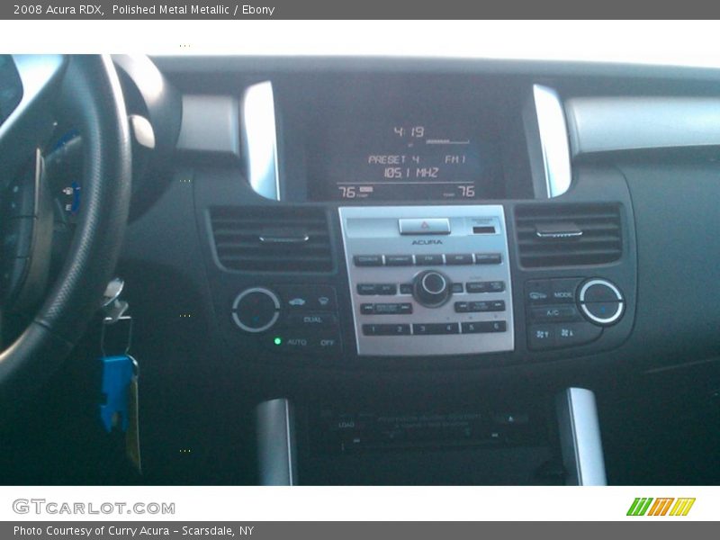 Polished Metal Metallic / Ebony 2008 Acura RDX