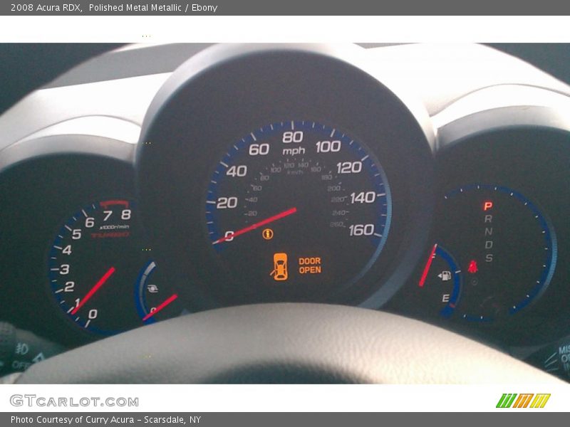 Polished Metal Metallic / Ebony 2008 Acura RDX