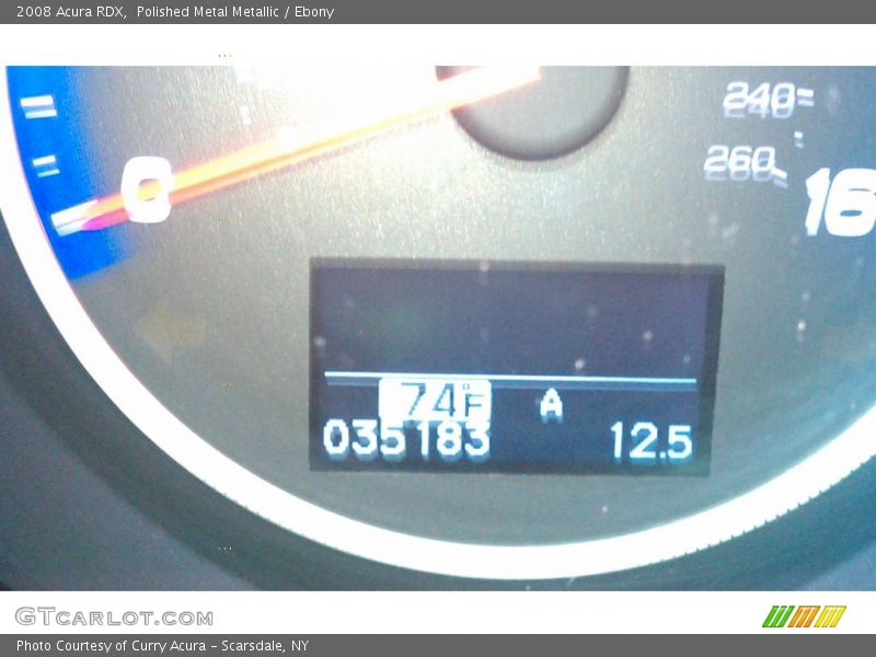 Polished Metal Metallic / Ebony 2008 Acura RDX
