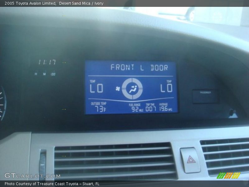 Desert Sand Mica / Ivory 2005 Toyota Avalon Limited