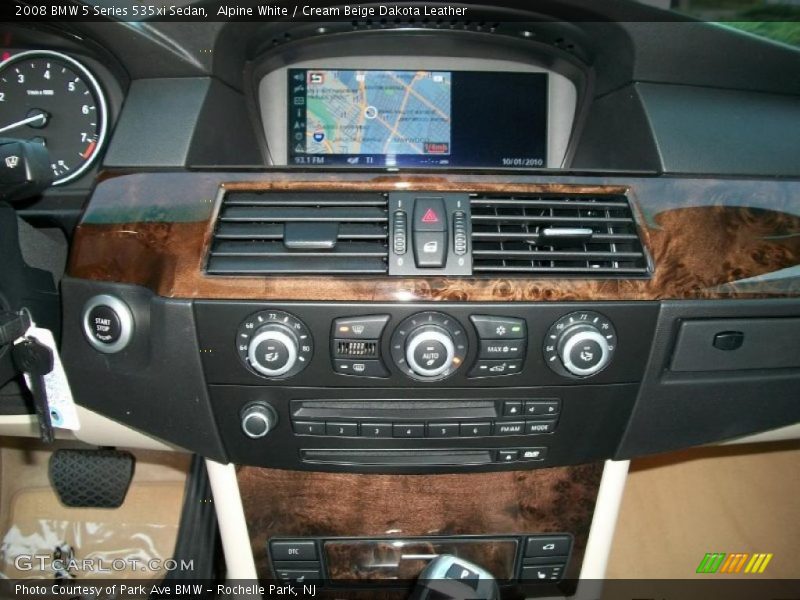 Alpine White / Cream Beige Dakota Leather 2008 BMW 5 Series 535xi Sedan