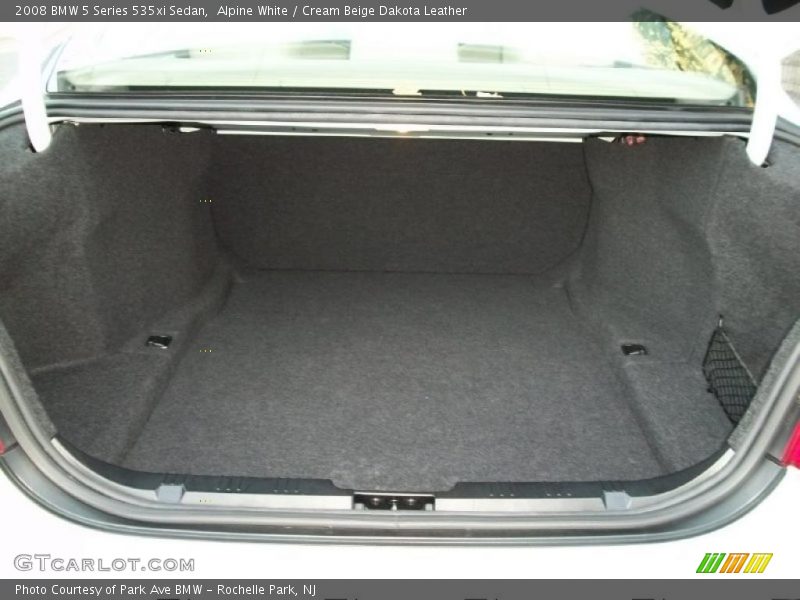 Alpine White / Cream Beige Dakota Leather 2008 BMW 5 Series 535xi Sedan