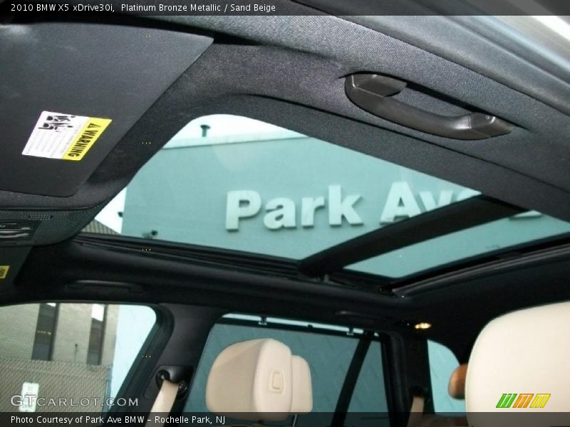 Platinum Bronze Metallic / Sand Beige 2010 BMW X5 xDrive30i