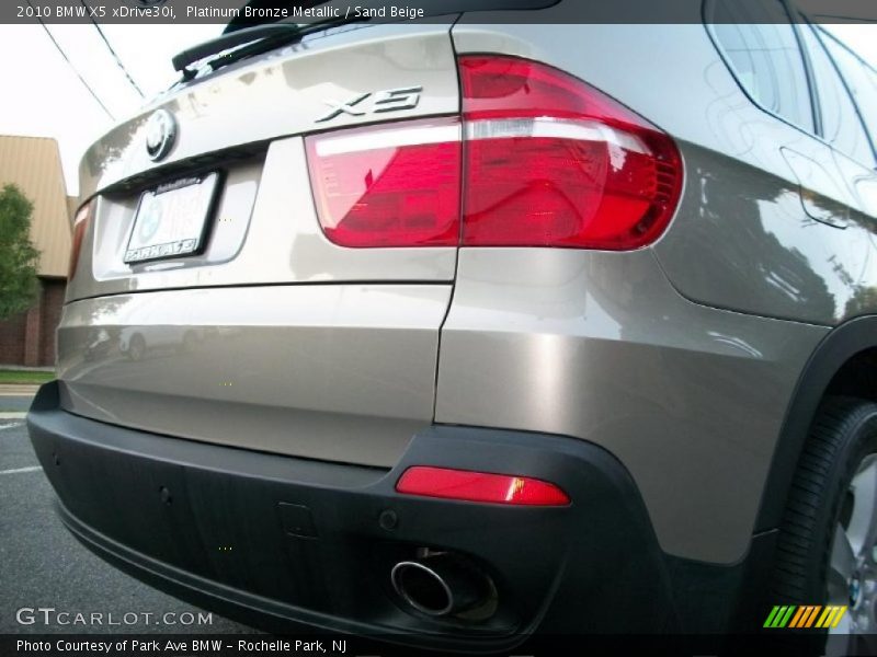 Platinum Bronze Metallic / Sand Beige 2010 BMW X5 xDrive30i