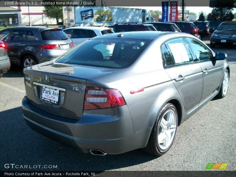 Polished Metal Metallic / Ebony 2008 Acura TL 3.2