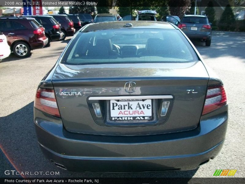 Polished Metal Metallic / Ebony 2008 Acura TL 3.2