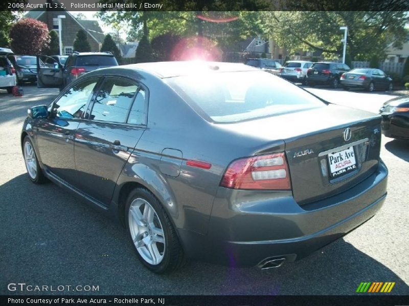 Polished Metal Metallic / Ebony 2008 Acura TL 3.2