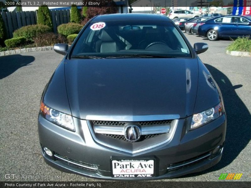 Polished Metal Metallic / Ebony 2008 Acura TL 3.2