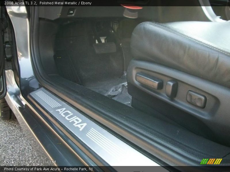 Polished Metal Metallic / Ebony 2008 Acura TL 3.2