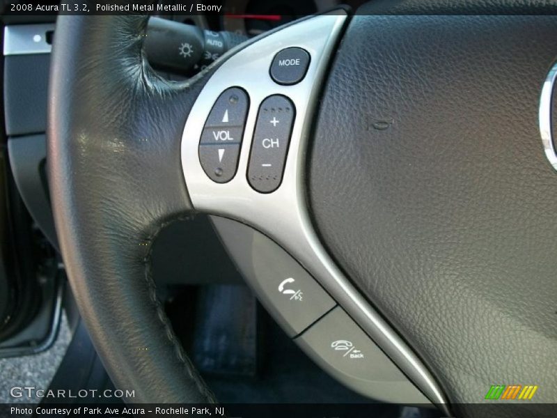 Polished Metal Metallic / Ebony 2008 Acura TL 3.2