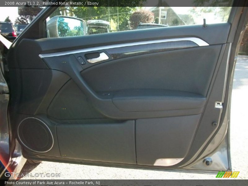 Polished Metal Metallic / Ebony 2008 Acura TL 3.2