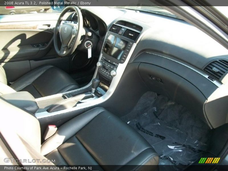 Polished Metal Metallic / Ebony 2008 Acura TL 3.2