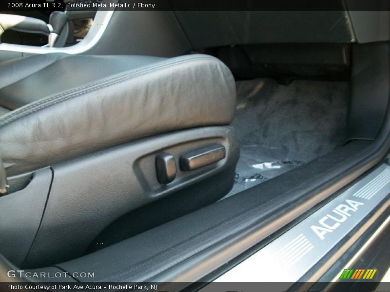 Polished Metal Metallic / Ebony 2008 Acura TL 3.2