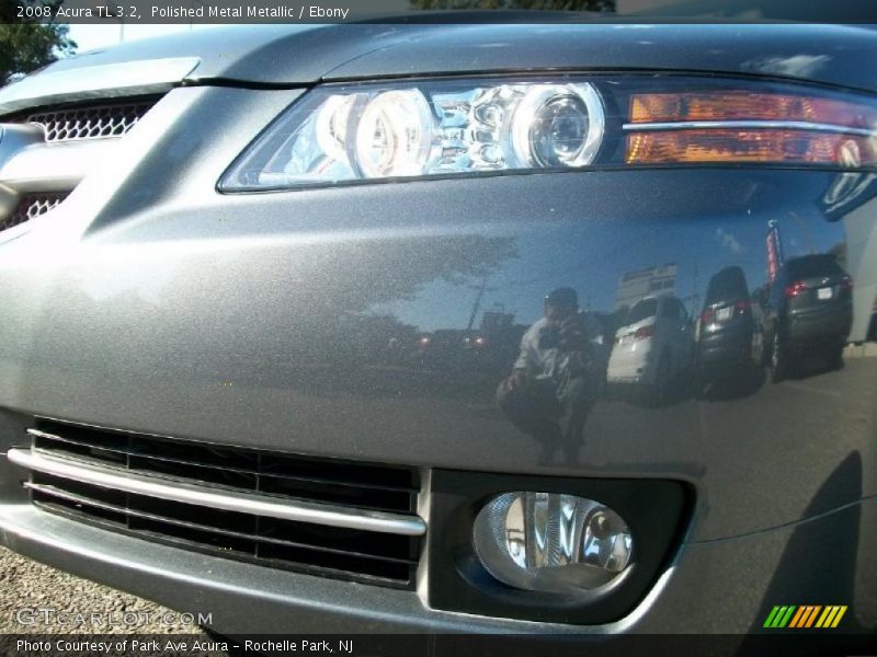 Polished Metal Metallic / Ebony 2008 Acura TL 3.2