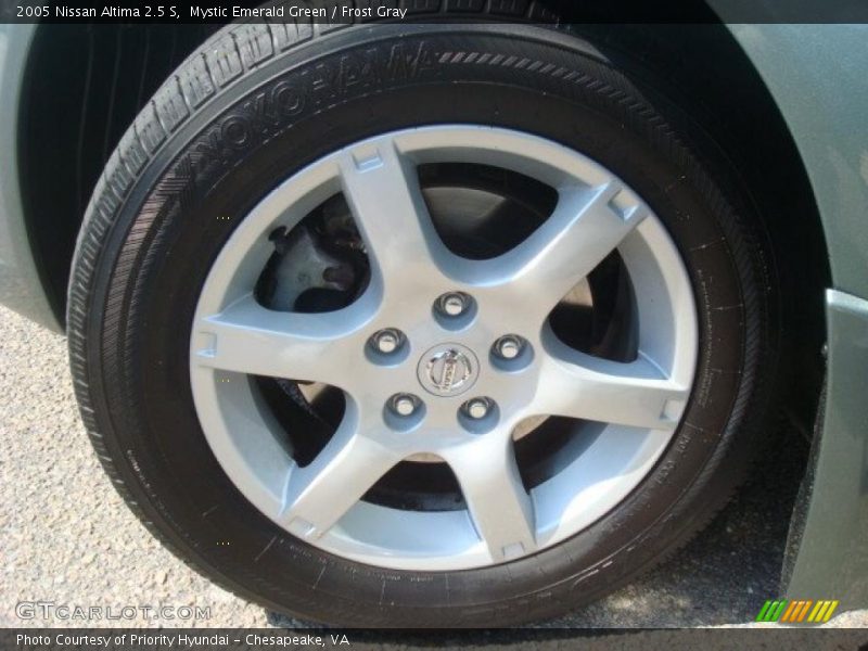 Mystic Emerald Green / Frost Gray 2005 Nissan Altima 2.5 S