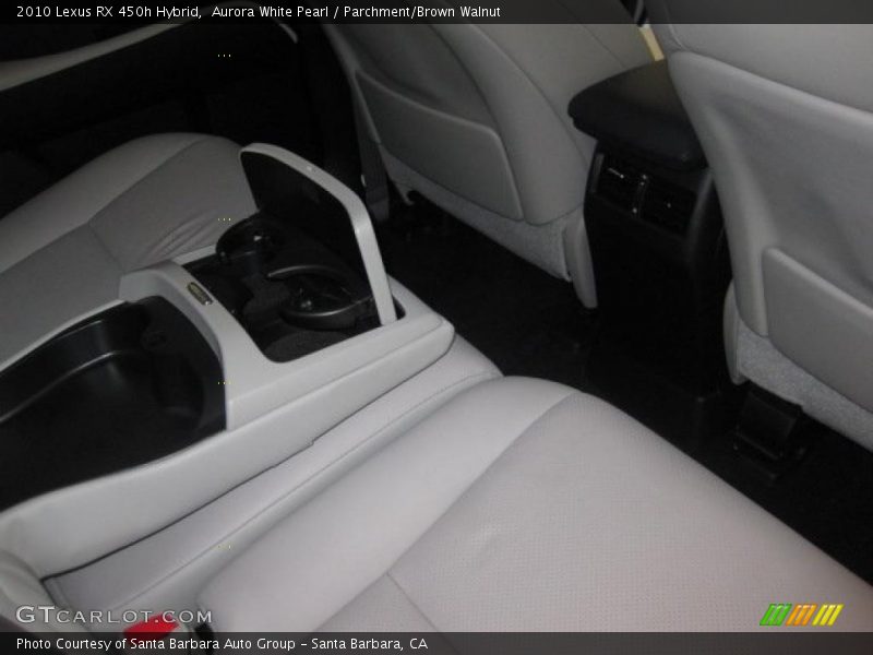 Aurora White Pearl / Parchment/Brown Walnut 2010 Lexus RX 450h Hybrid