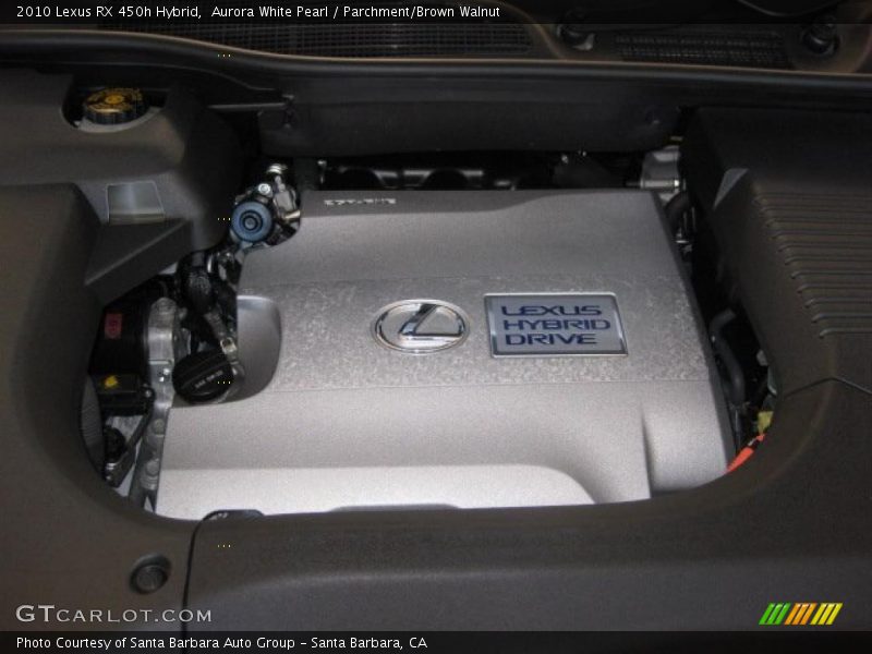  2010 RX 450h Hybrid Engine - 3.5 Liter DOHC 24-Valve VVT-i V6 Gasoline/Electric Hybrid