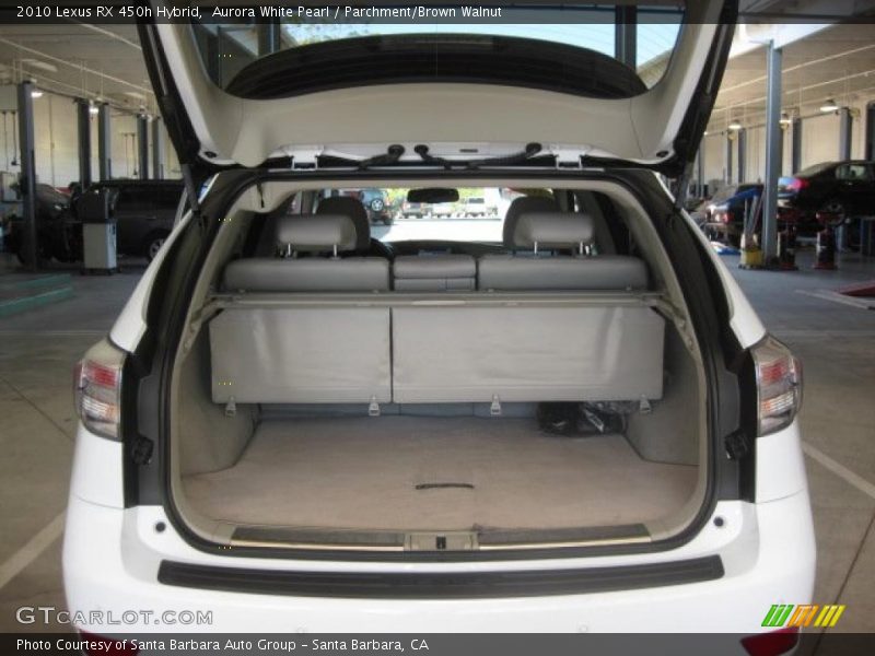  2010 RX 450h Hybrid Trunk