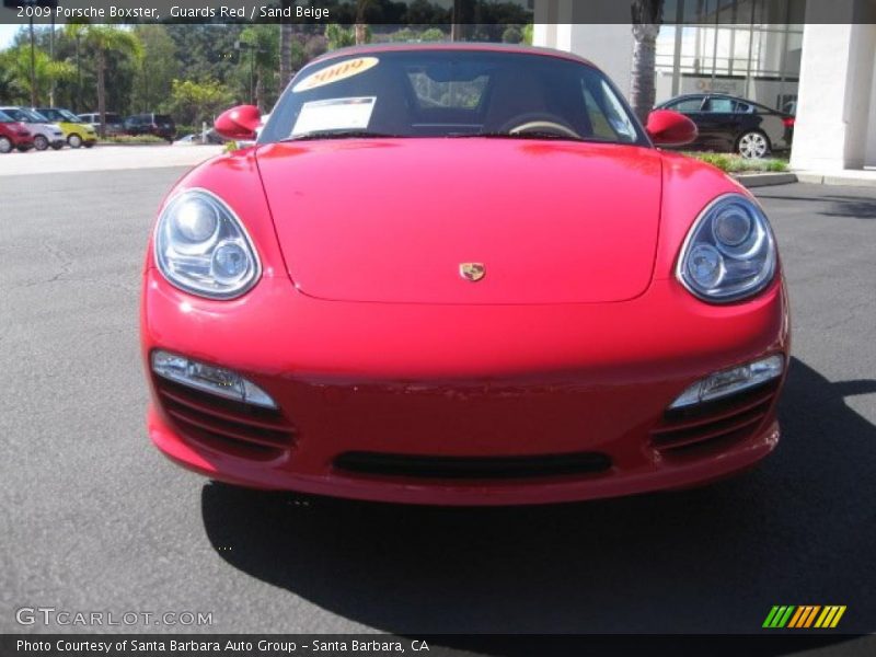 Guards Red / Sand Beige 2009 Porsche Boxster