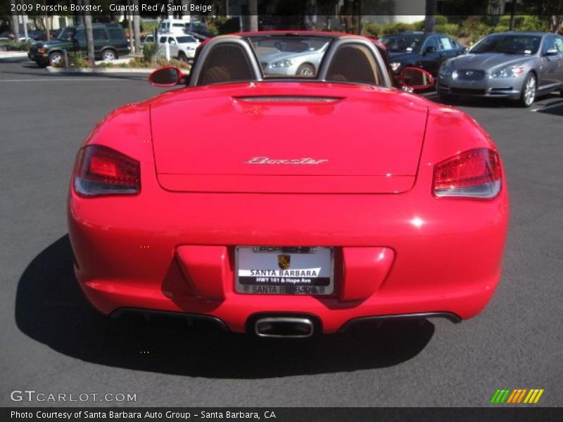 Guards Red / Sand Beige 2009 Porsche Boxster