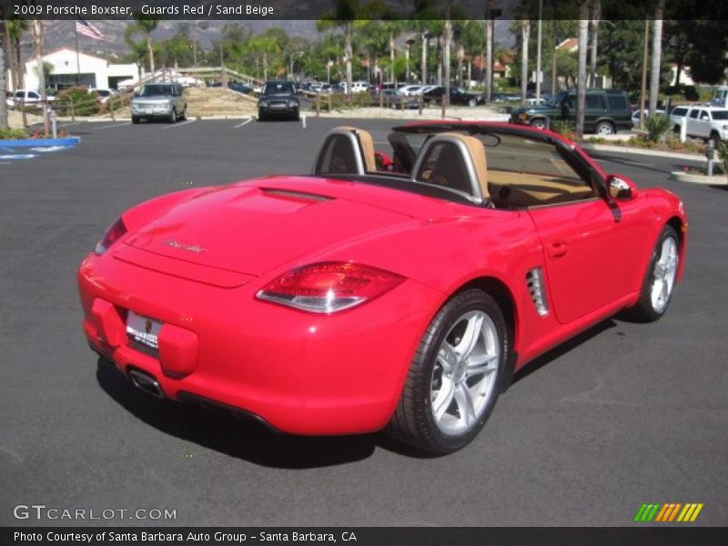 Guards Red / Sand Beige 2009 Porsche Boxster