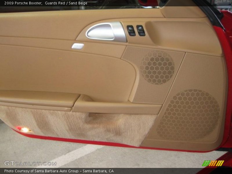 Guards Red / Sand Beige 2009 Porsche Boxster