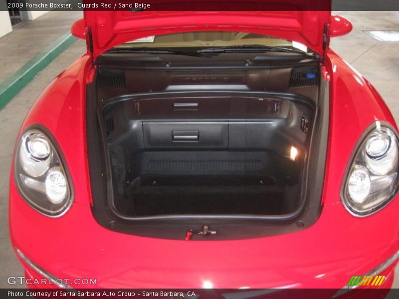 Guards Red / Sand Beige 2009 Porsche Boxster