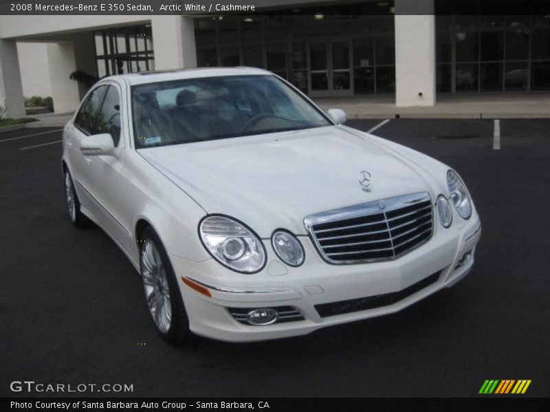 Arctic White / Cashmere 2008 Mercedes-Benz E 350 Sedan