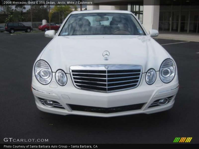 Arctic White / Cashmere 2008 Mercedes-Benz E 350 Sedan
