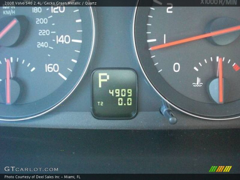 Gecko Green Metallic / Quartz 2008 Volvo S40 2.4i