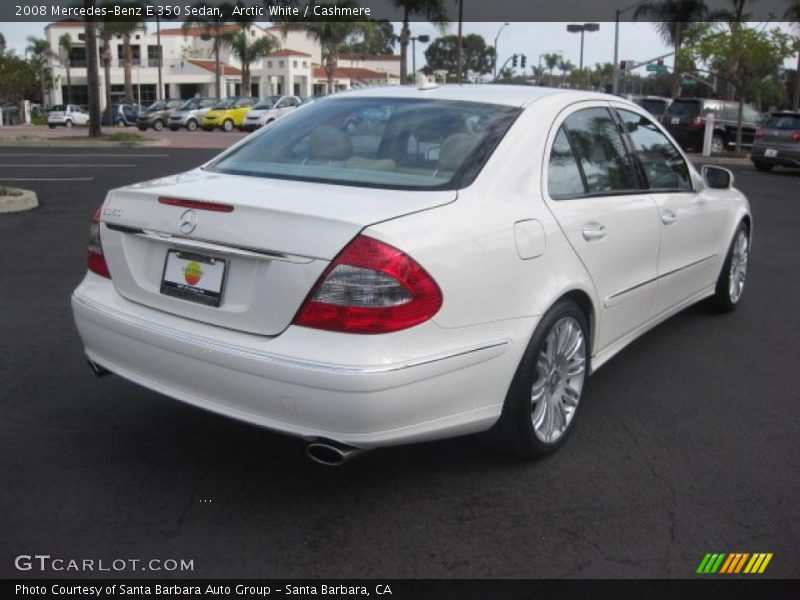 Arctic White / Cashmere 2008 Mercedes-Benz E 350 Sedan
