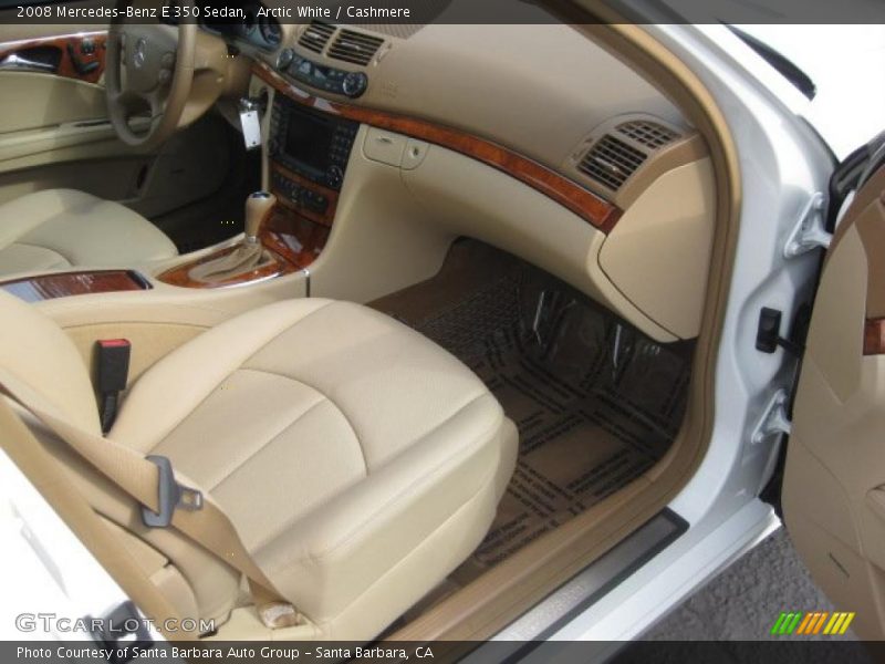 Arctic White / Cashmere 2008 Mercedes-Benz E 350 Sedan