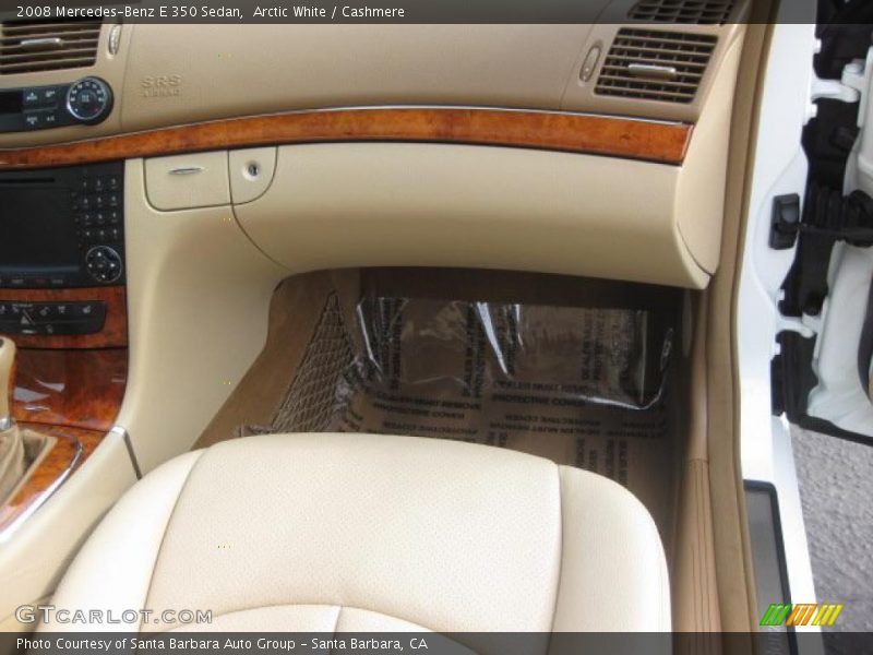 Arctic White / Cashmere 2008 Mercedes-Benz E 350 Sedan