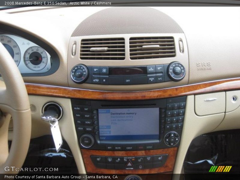 Arctic White / Cashmere 2008 Mercedes-Benz E 350 Sedan