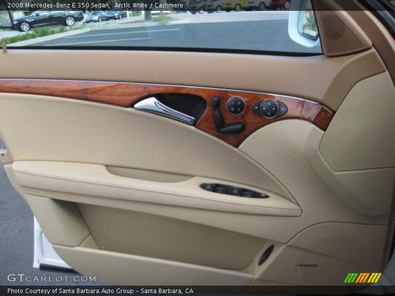 Arctic White / Cashmere 2008 Mercedes-Benz E 350 Sedan