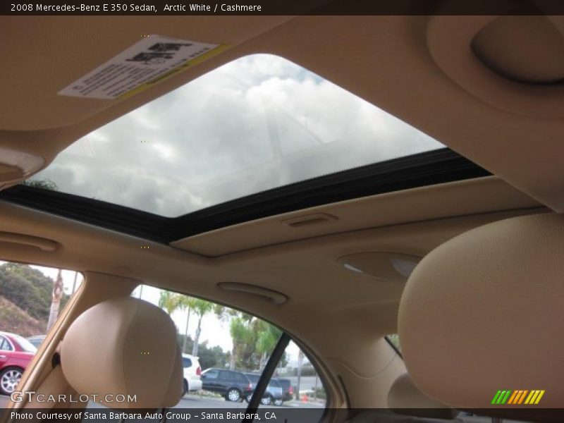 Arctic White / Cashmere 2008 Mercedes-Benz E 350 Sedan