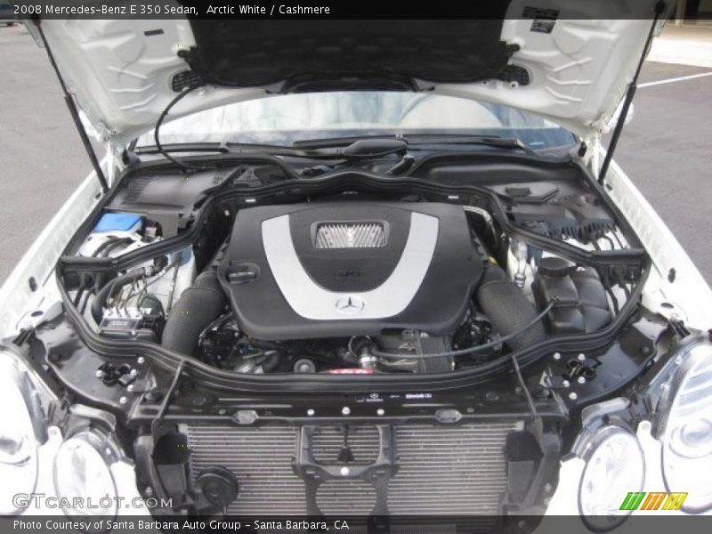 Arctic White / Cashmere 2008 Mercedes-Benz E 350 Sedan