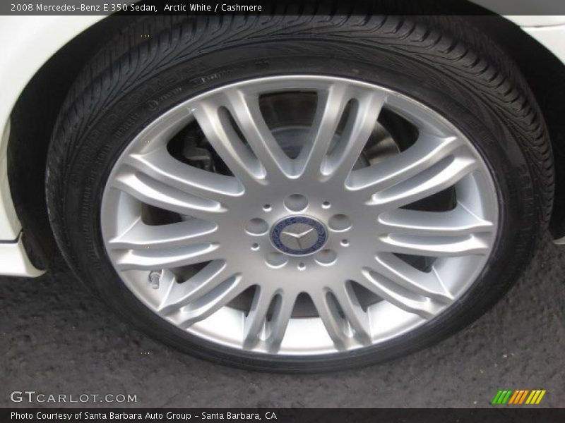 Arctic White / Cashmere 2008 Mercedes-Benz E 350 Sedan