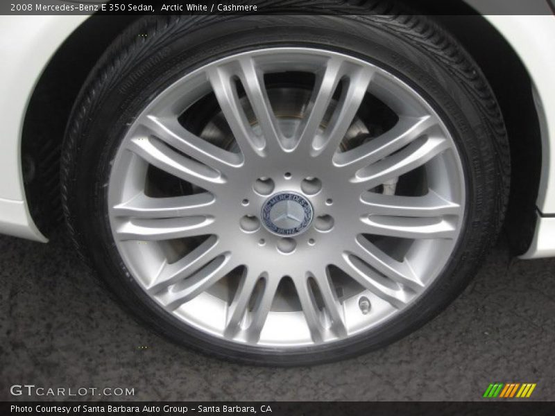 Arctic White / Cashmere 2008 Mercedes-Benz E 350 Sedan