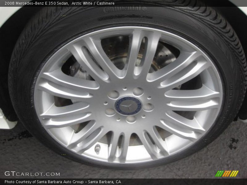 Arctic White / Cashmere 2008 Mercedes-Benz E 350 Sedan