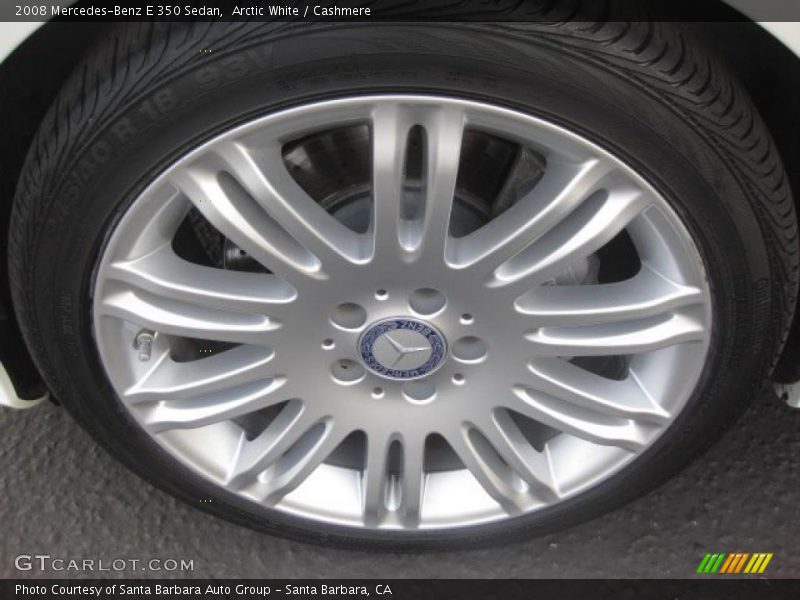 Arctic White / Cashmere 2008 Mercedes-Benz E 350 Sedan