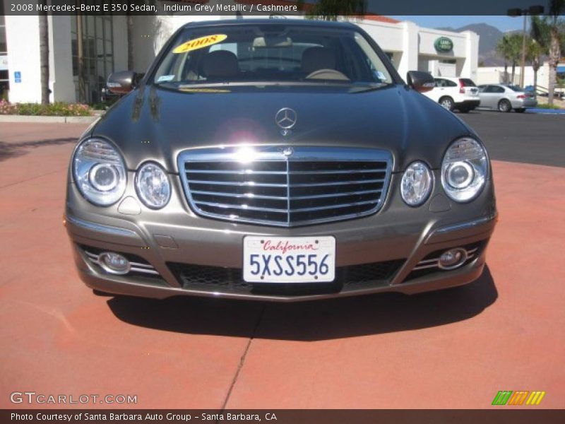 Indium Grey Metallic / Cashmere 2008 Mercedes-Benz E 350 Sedan