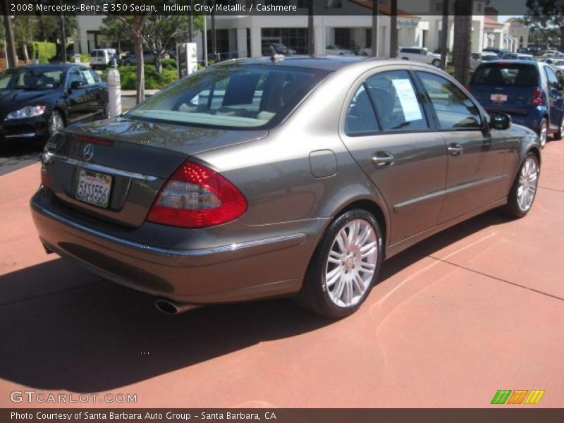 Indium Grey Metallic / Cashmere 2008 Mercedes-Benz E 350 Sedan