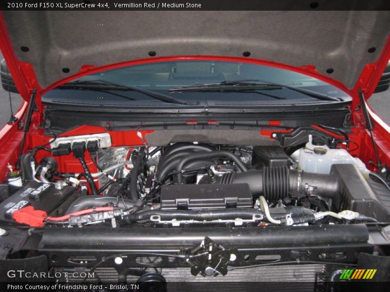 Vermillion Red / Medium Stone 2010 Ford F150 XL SuperCrew 4x4