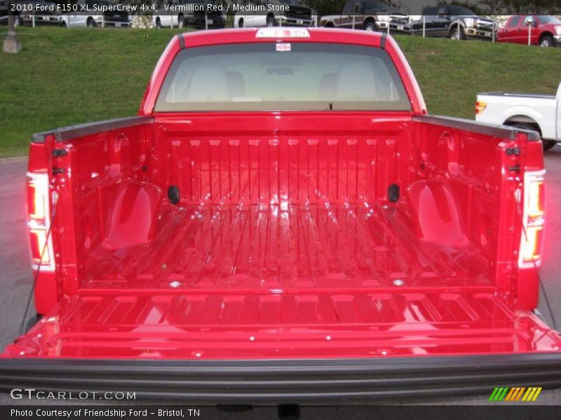 Vermillion Red / Medium Stone 2010 Ford F150 XL SuperCrew 4x4