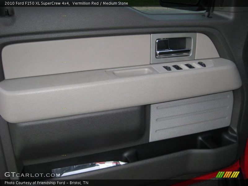 Vermillion Red / Medium Stone 2010 Ford F150 XL SuperCrew 4x4